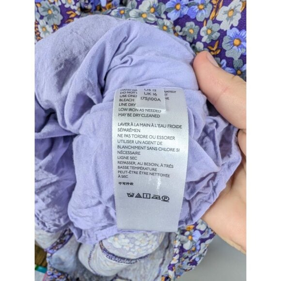 by Anthropologie Patrizia Maxi Dress Size US 12 Cottegecore Milkmaid Peasant - Picture 6 of 14